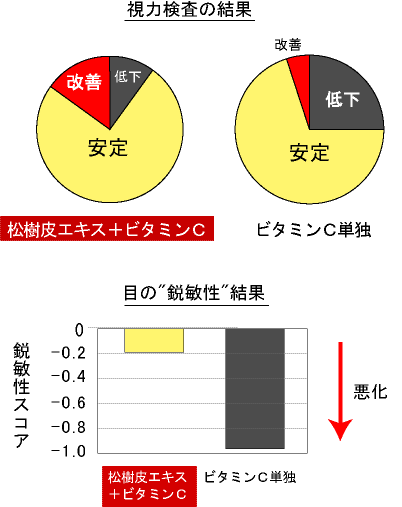 視力検査の結果